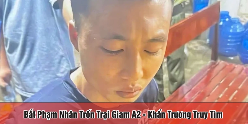 bắt phạm nhân trốn trại giam A2