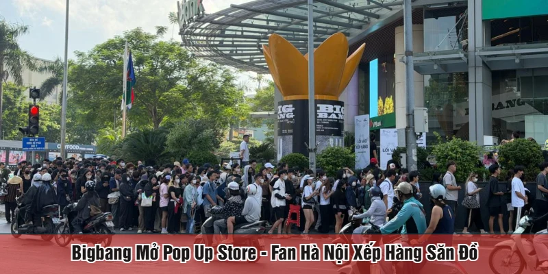 Bigbang mở pop up Store