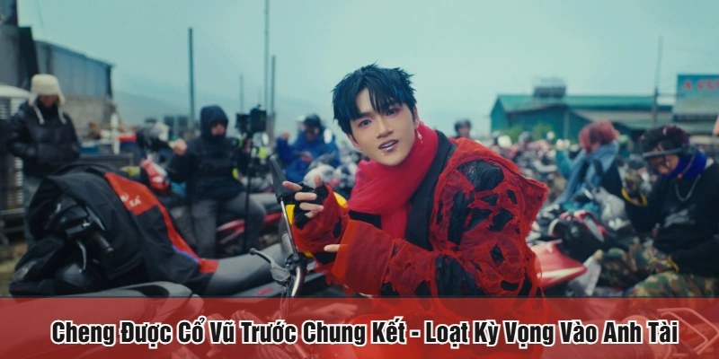 Cheng được cổ vũ trước chung kết