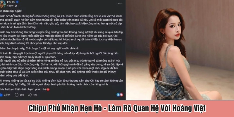 Chipu phủ nhận hẹn hò
