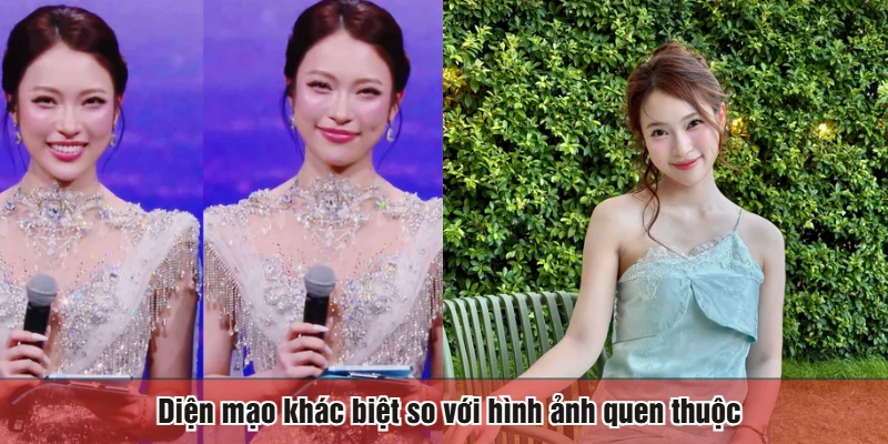 Diện mạo khác biệt so với hình ảnh quen thuộc
