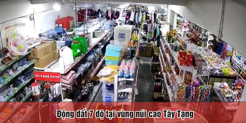 Động đất 7 độ tại vùng núi cao Tây Tạng