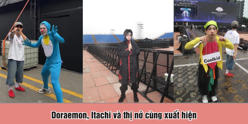 Doraemon, Itachi và thị nở cùng xuất hiện
