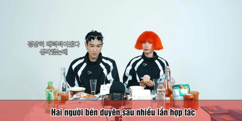 Hai người bén duyên sau nhiều lần hợp tác