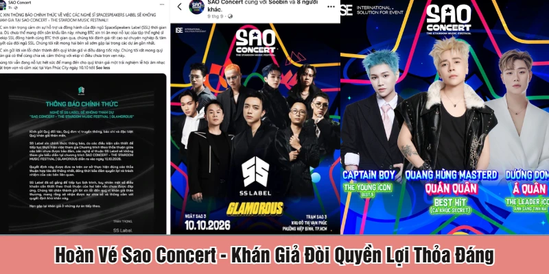 Hoàn vé Sao Concert