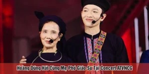 Hoàng Dũng hát cùng mẹ phó giáo sư