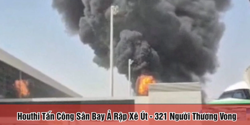 Houthi tấn công sân bay Ả rập Xê út