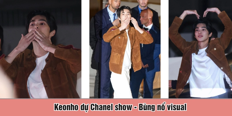 Keonho dự Chanel show - Bùng nổ visual