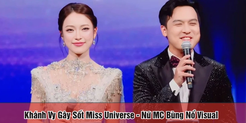 Khánh vy gây sốt Miss Universe