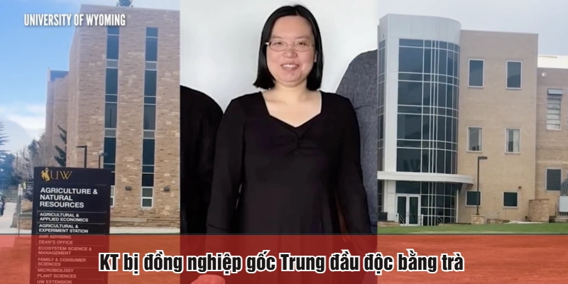 KT bị đồng nghiệp gốc Trung đầu độc bằng trà