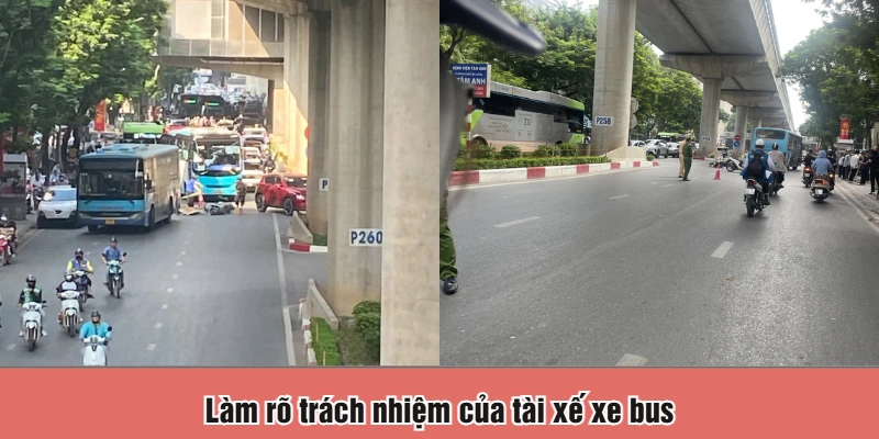 Làm rõ trách nhiệm của tài xế xe bus