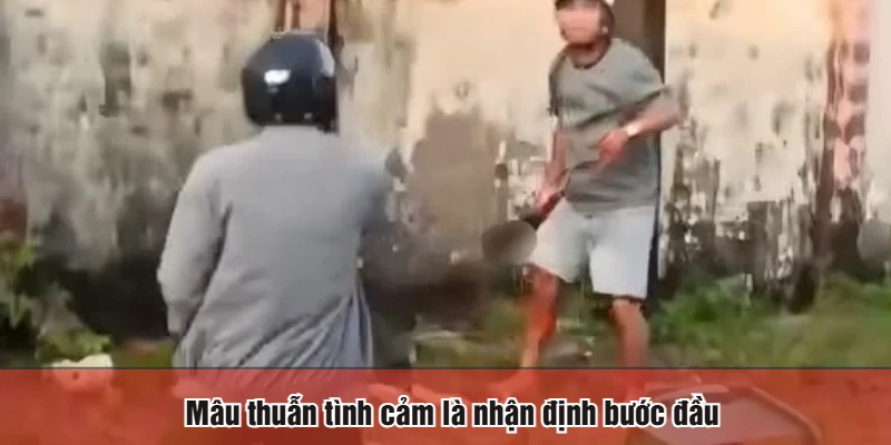 Mâu thuẫn tình cảm là nhận định bước đầu