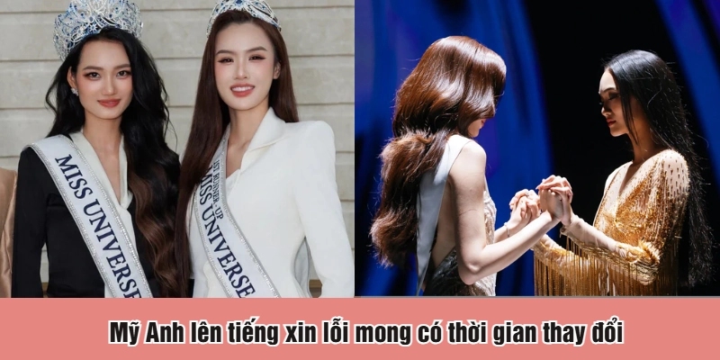 Mỹ Anh lên tiếng xin lỗi mong có thời gian thay đổi