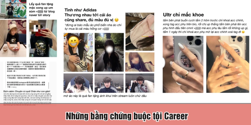 Những bằng chứng buộc tội Career