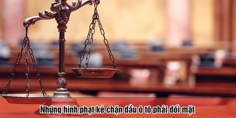 Những hình phạt kẻ chặn đầu ô tô phải đối mặt