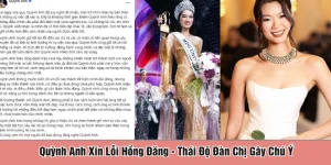Quỳnh Anh xin lỗi Hồng Đăng