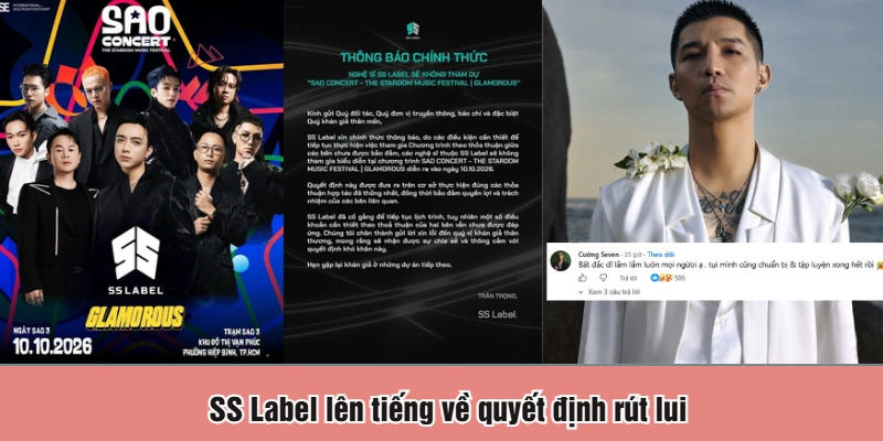 SS Label lên tiếng về quyết định rút lui