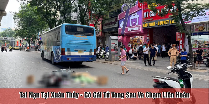 tai nạn tại Xuân Thủy