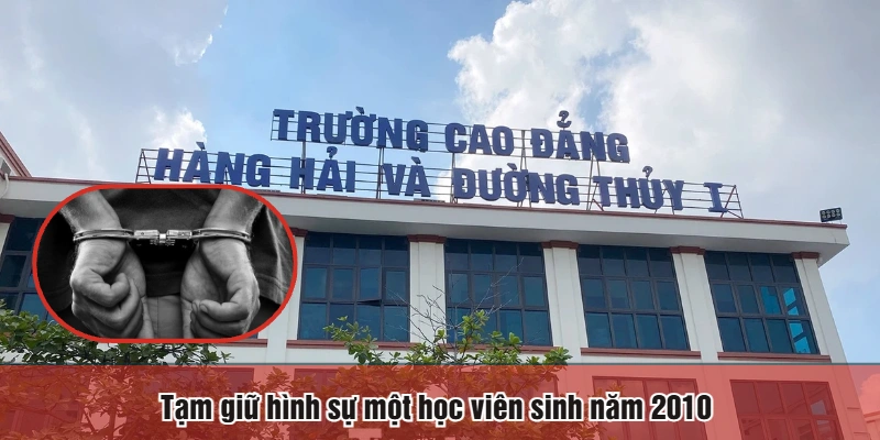 Tạm giữ hình sự một học viên sinh năm 2010