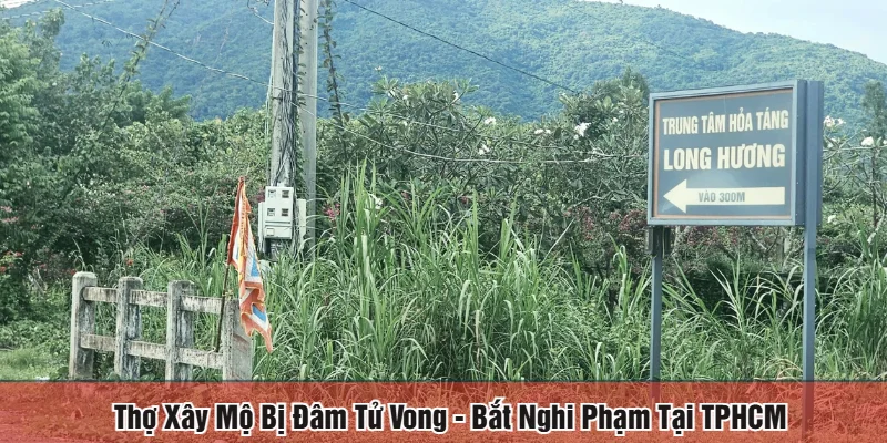 thợ xây mộ bị đâm tử vong