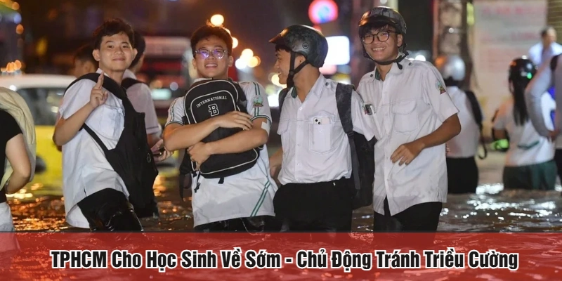 TPHCM cho học sinh về sớm