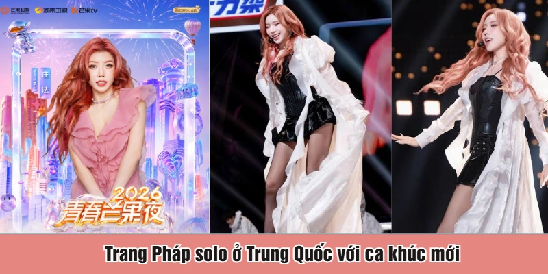 Trang Pháp debut ca khúc Vô Song ở Trung Quốc
